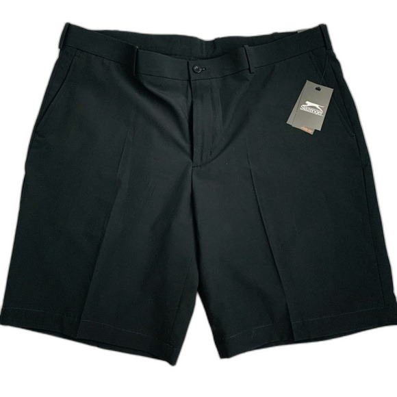 Slazenger Mens Manx FF short  black size 40 - Picture 1 of 5